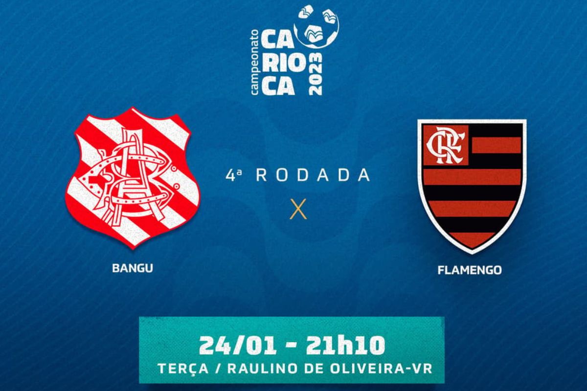 AO VIVO: ACOMPANHE O JOGO COM IMAGENS ENTRE FLAMENGO X BANGU